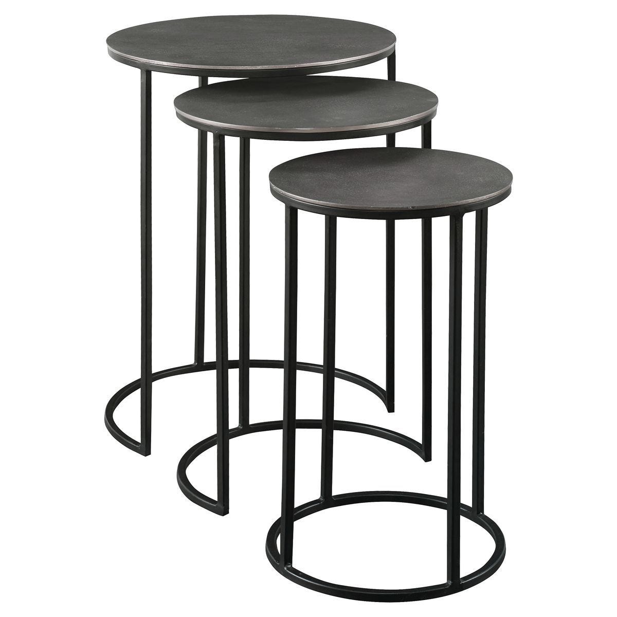 Erik Nesting Tables, S/3 – Furniture by Uttermost | Sutter & Vale