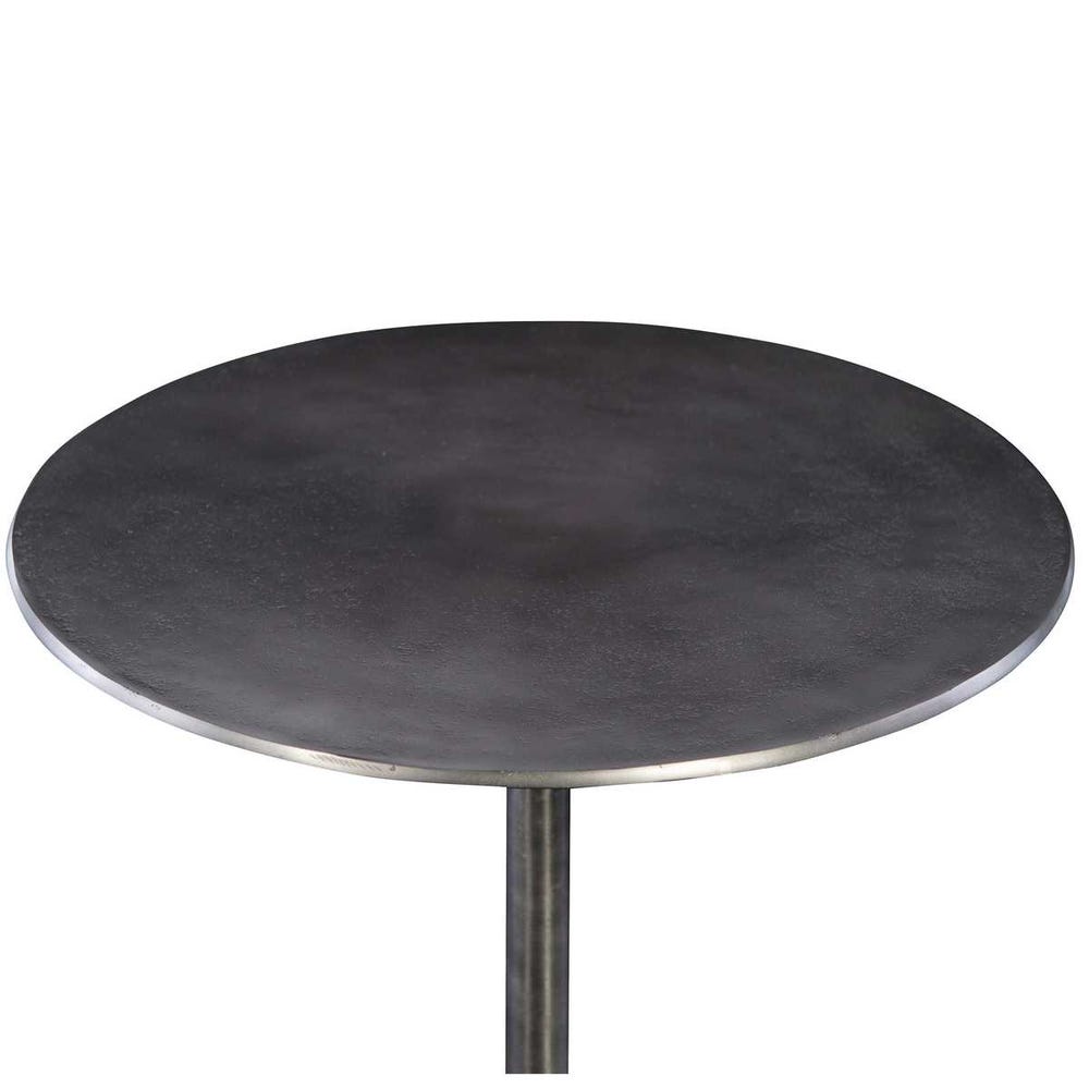 Beacon Accent Table, Nickel