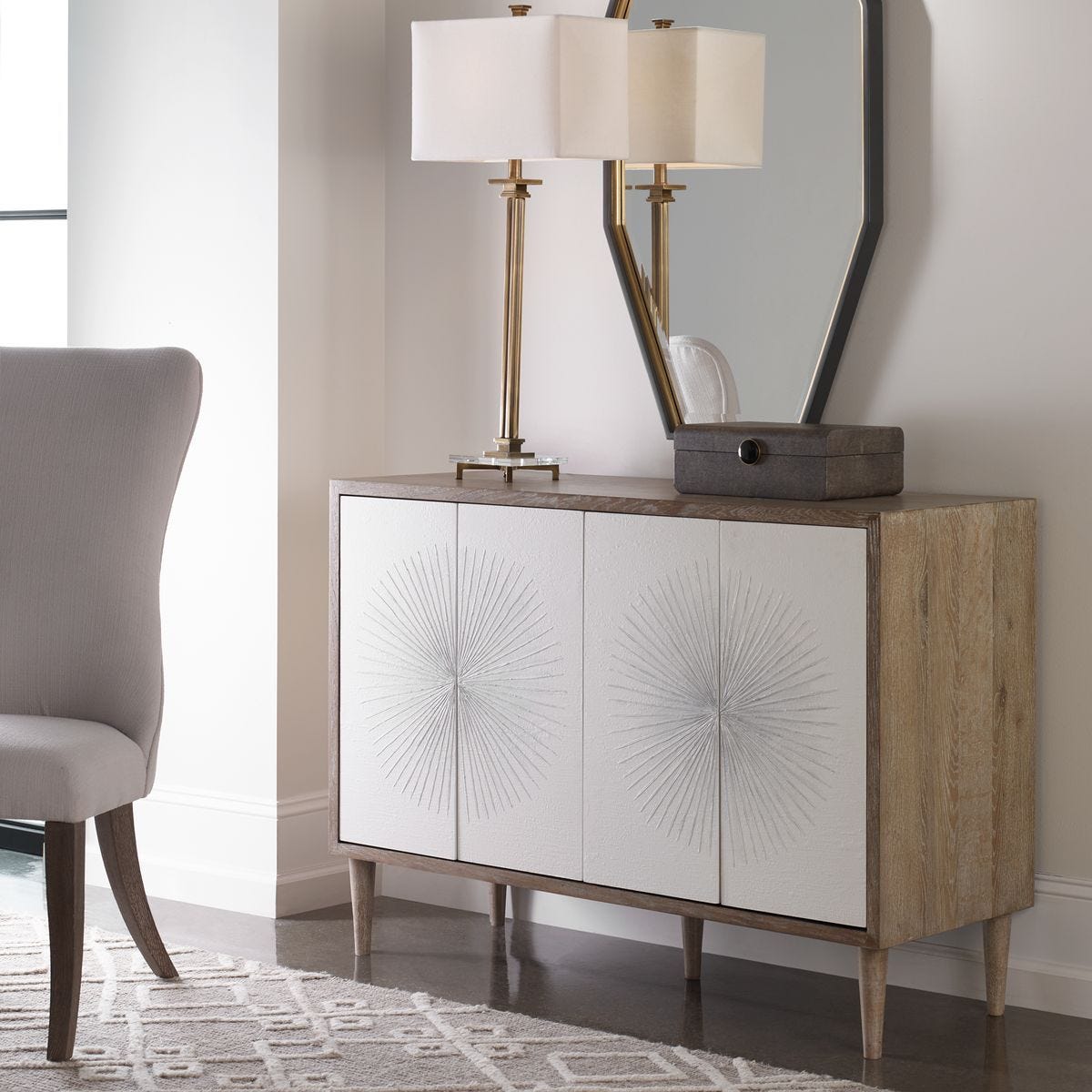 Dani 4 Door Cabinet – Furniture by Uttermost | Sutter & Vale