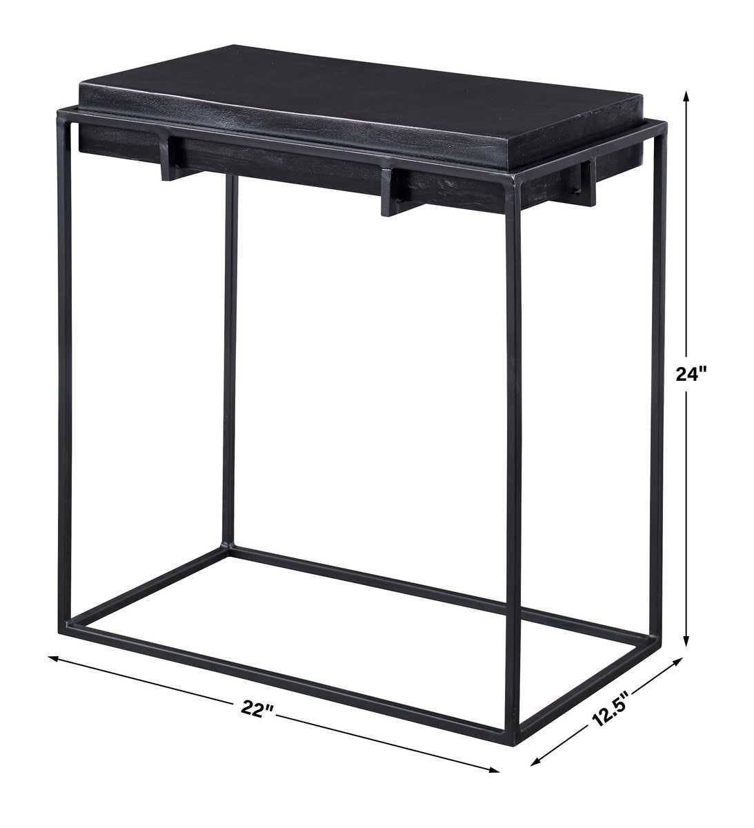 Telone Side Table – Furniture by Uttermost | Sutter & Vale