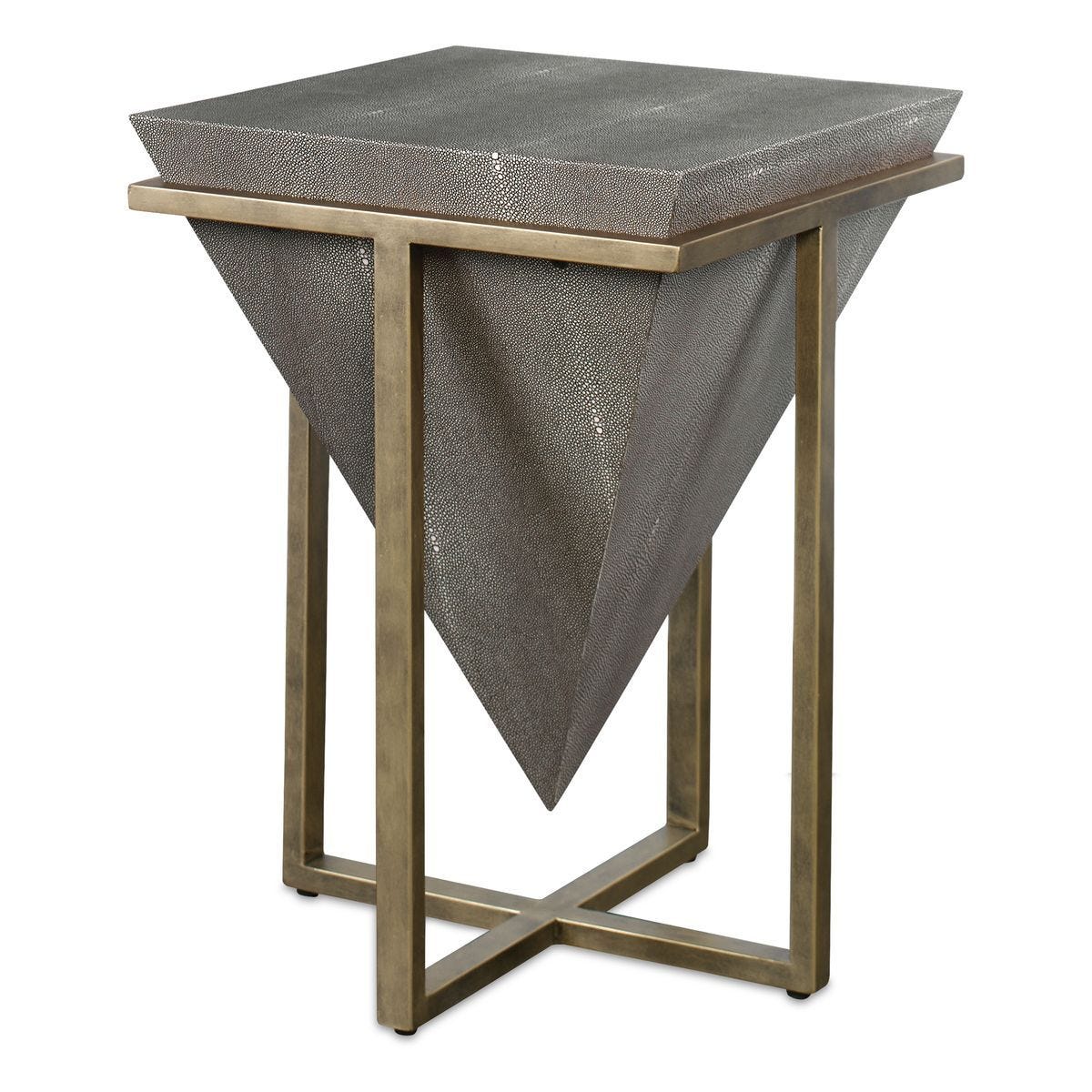 Bertrand Accent Table, Shagreen – Furniture by Uttermost | Sutter & Vale