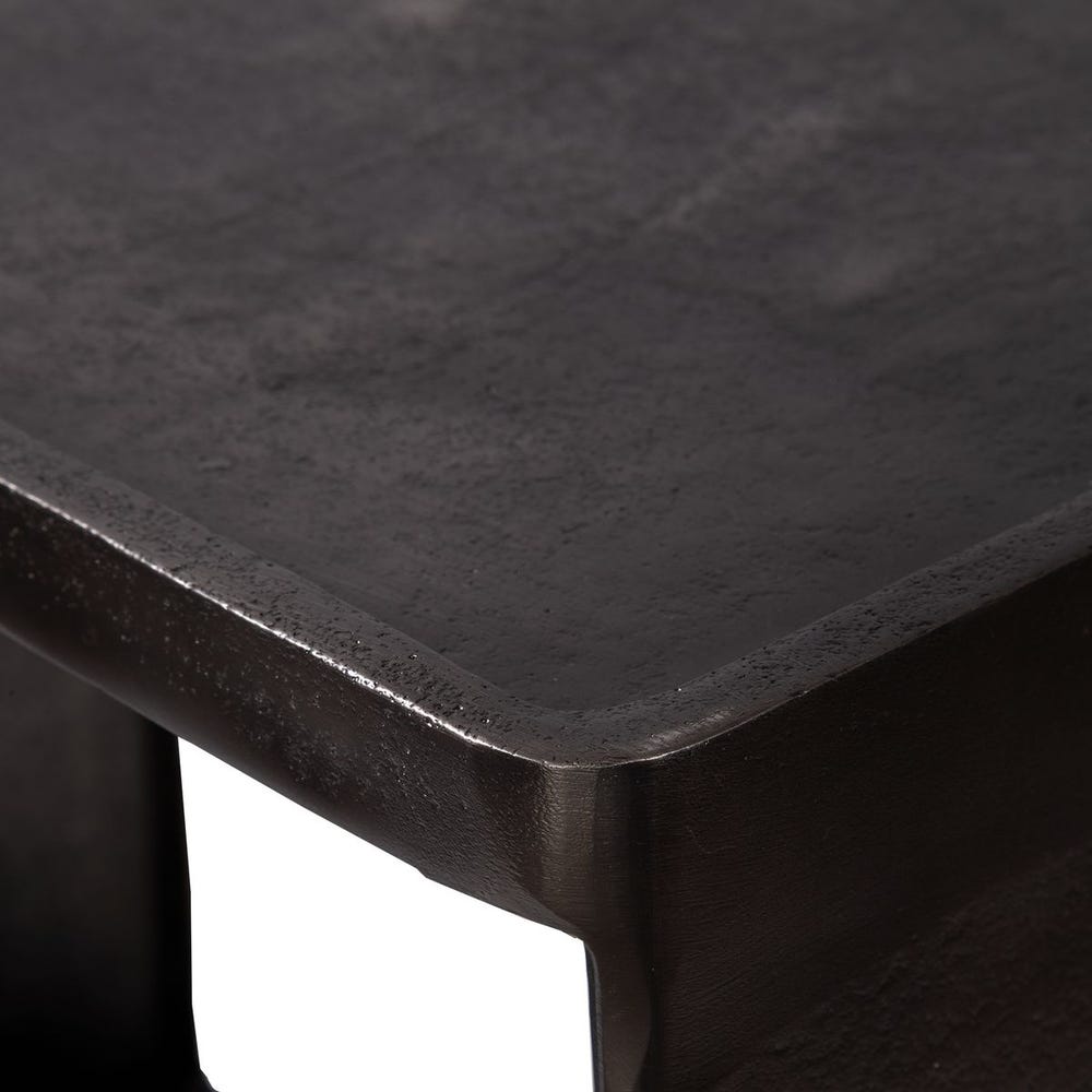 Derwent Side Table, Dark Nickel