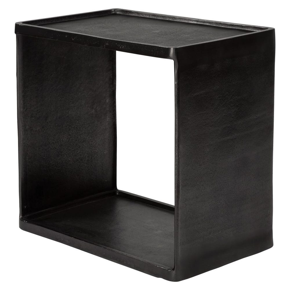 Derwent Side Table, Dark Nickel