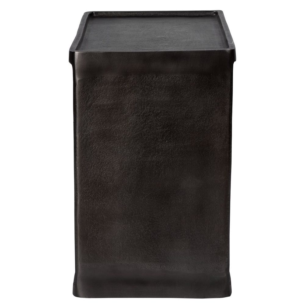 Derwent Side Table, Dark Nickel