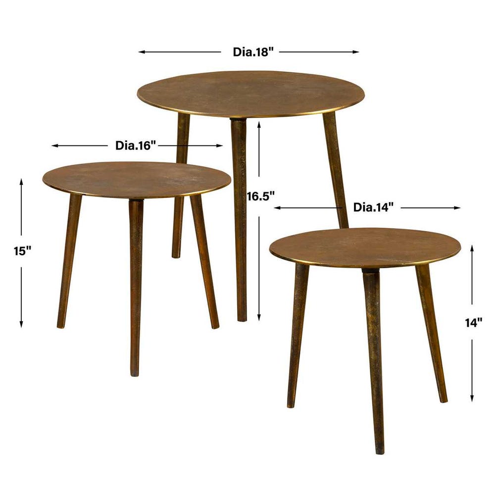 Kasai Coffee Tables, S/3