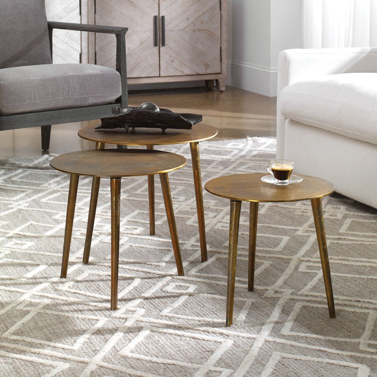 Kasai Coffee Tables, S/3 – Furniture by Uttermost | Sutter & Vale