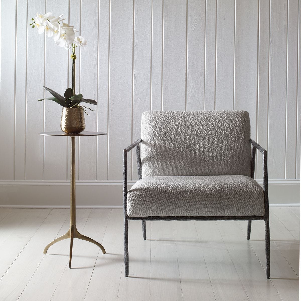 Beacon Accent Table, Gold – Furniture by Uttermost | Sutter & Vale