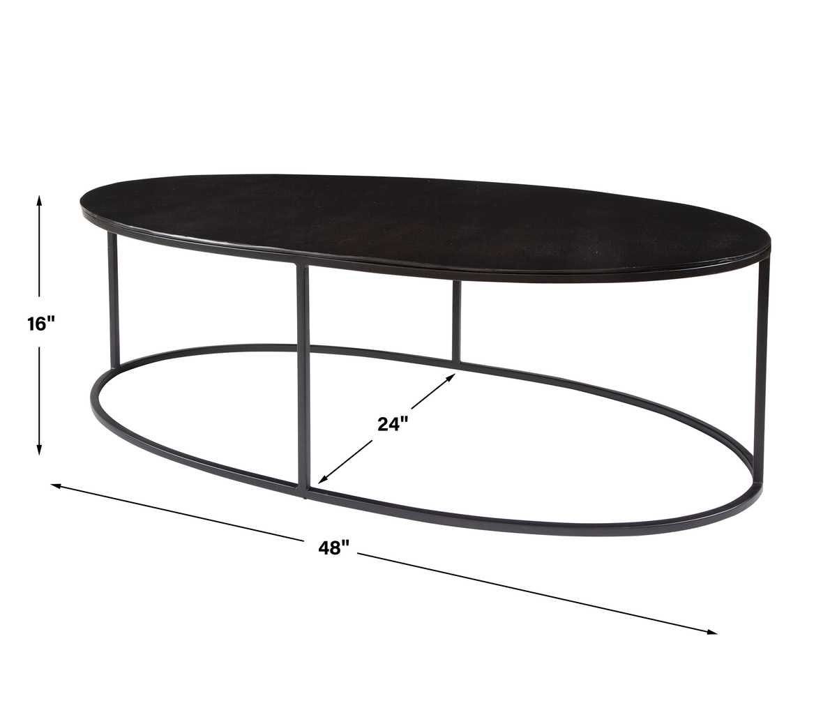 Coreene Oval Coffee Table – Furniture by Uttermost | Sutter & Vale
