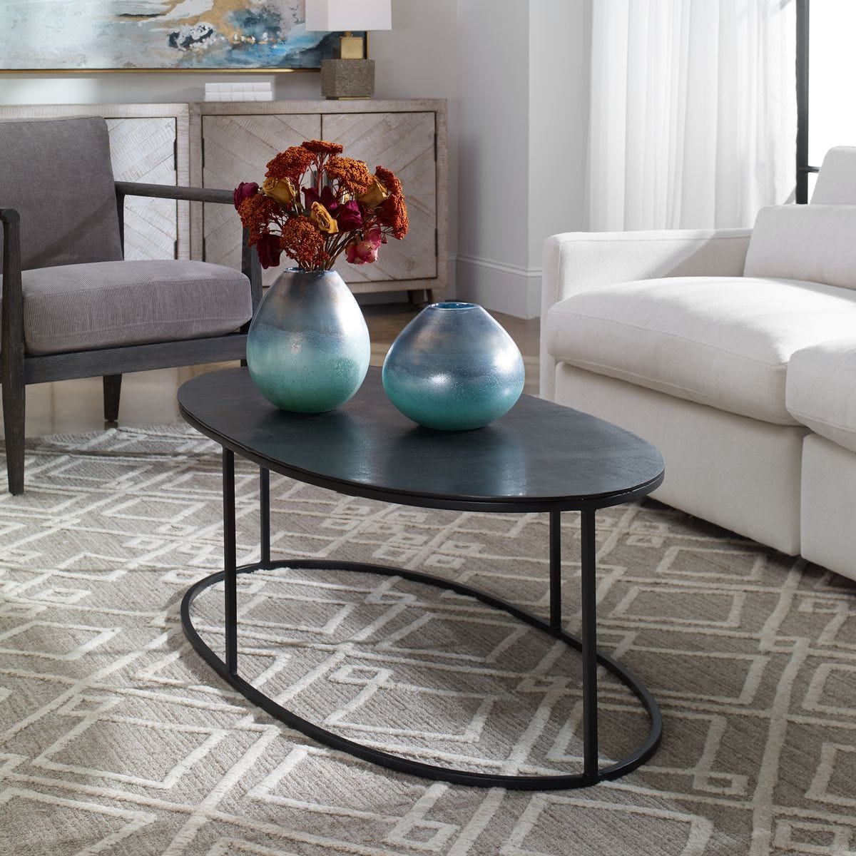 Coreene Oval Coffee Table – Furniture by Uttermost | Sutter & Vale