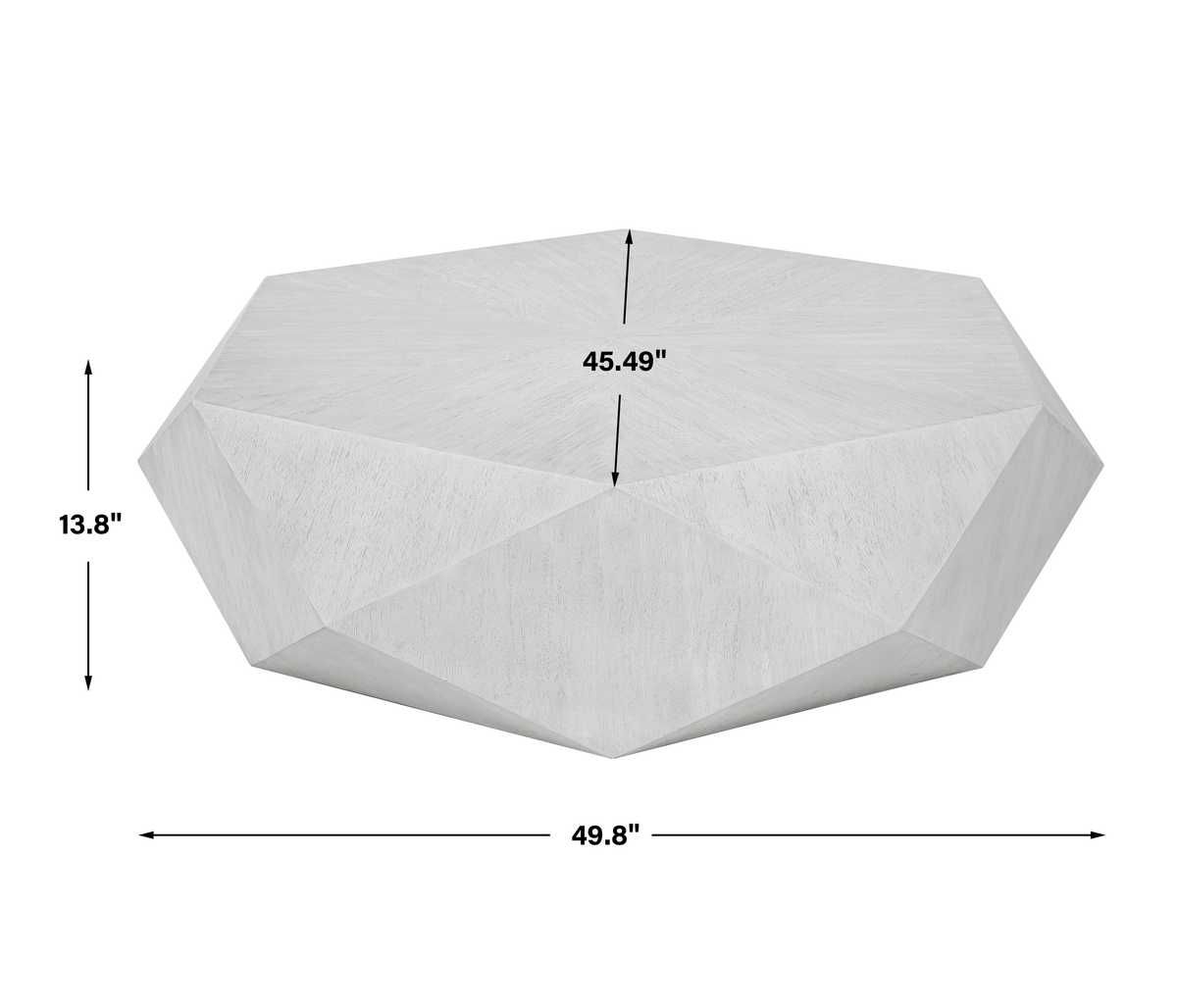 Volker Coffee Table, White – Furniture by Uttermost | Sutter & Vale