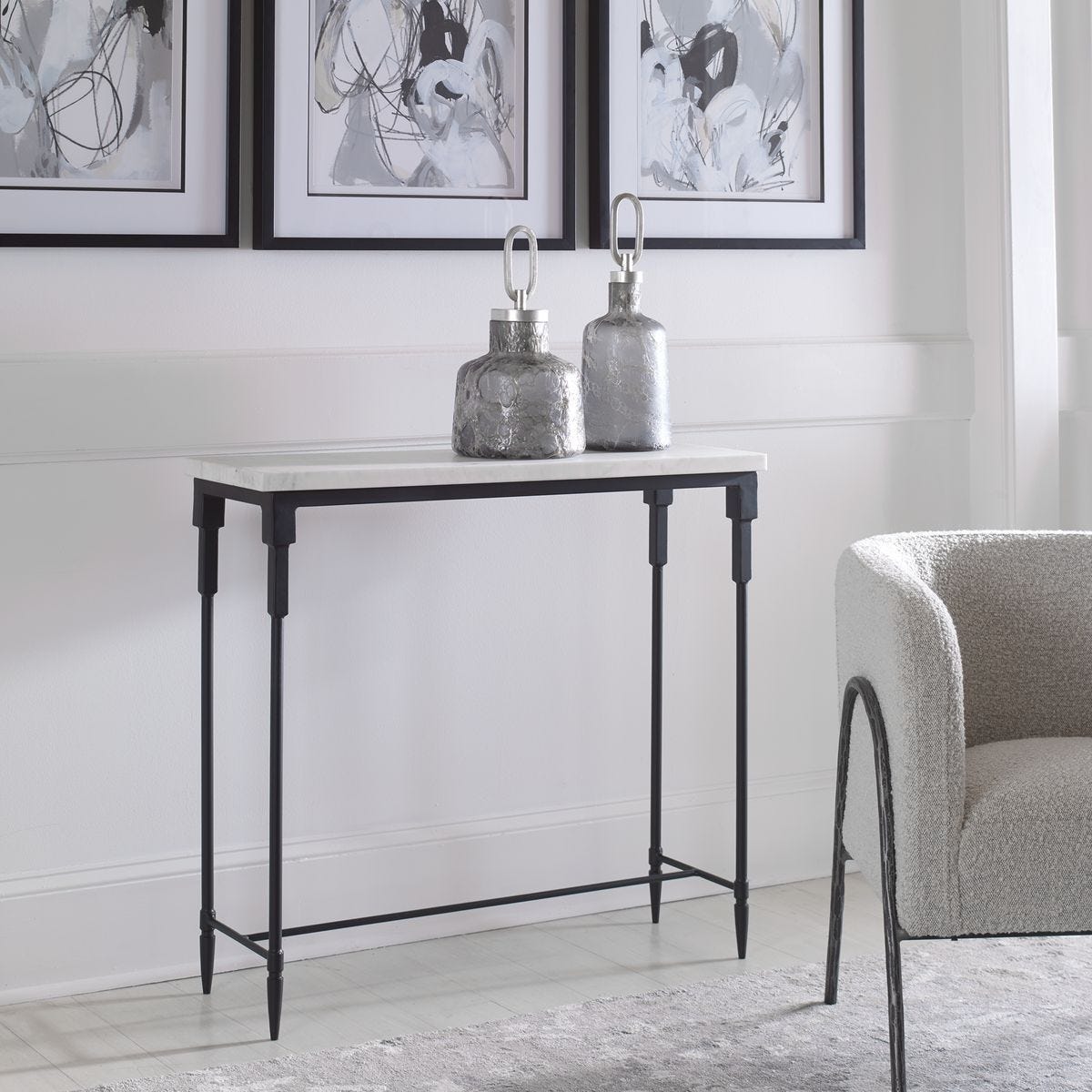 Bourges Console Table, 2 Cartons – Furniture by Uttermost | Sutter & Vale