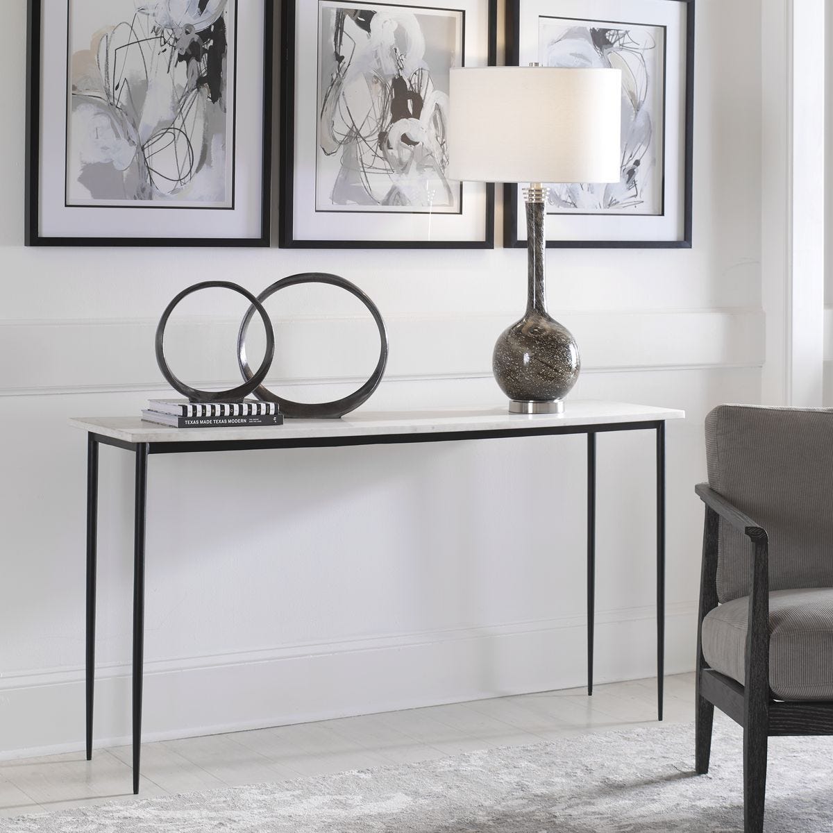 Nightfall Console Table, 2 Cartons – Furniture by Uttermost | Sutter & Vale