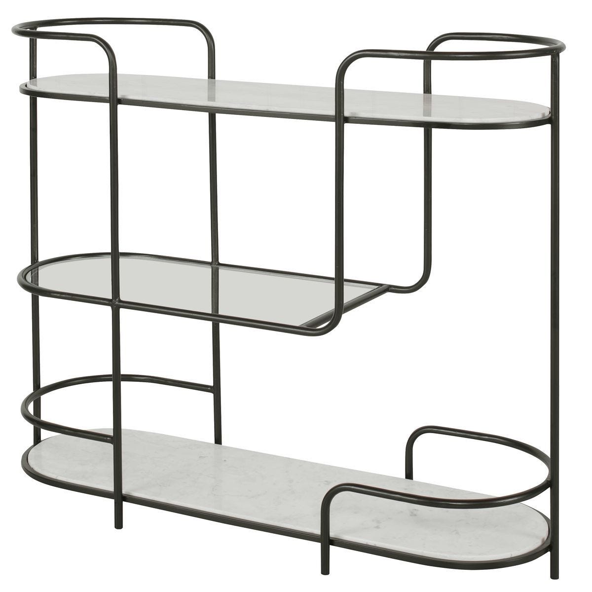 Trolley Bar Console, 2 Cartons – Furniture by Uttermost | Sutter & Vale