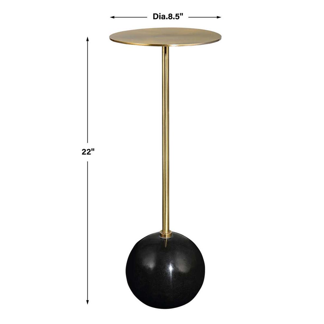 Gimlet Drink Table, Black