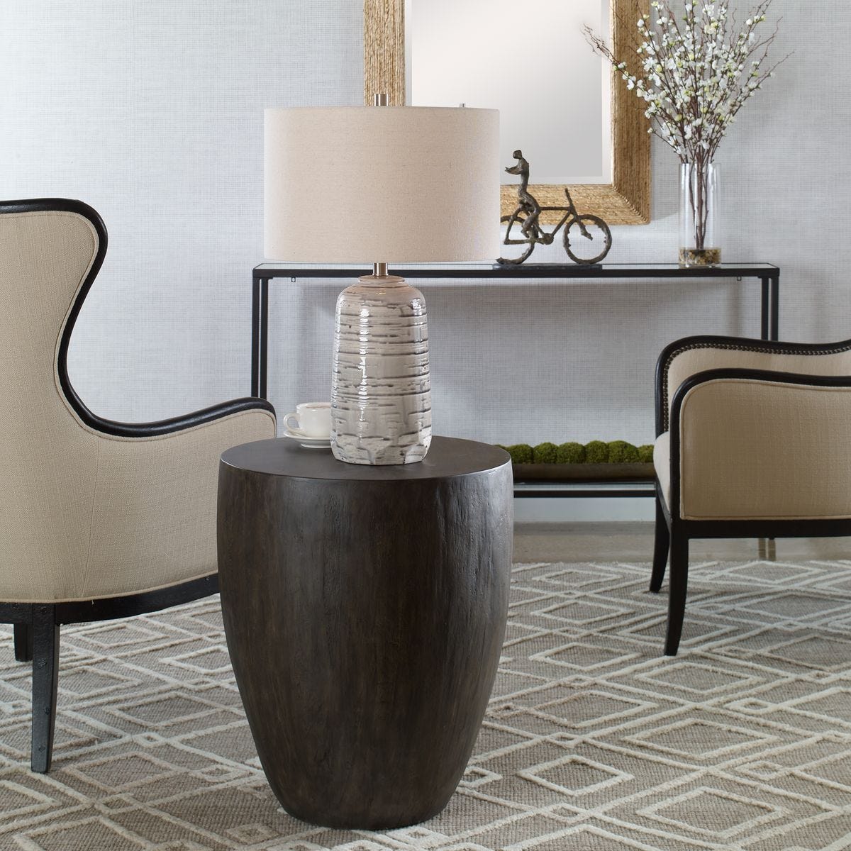 Lark End Table, Walnut – Furniture by Uttermost | Sutter & Vale