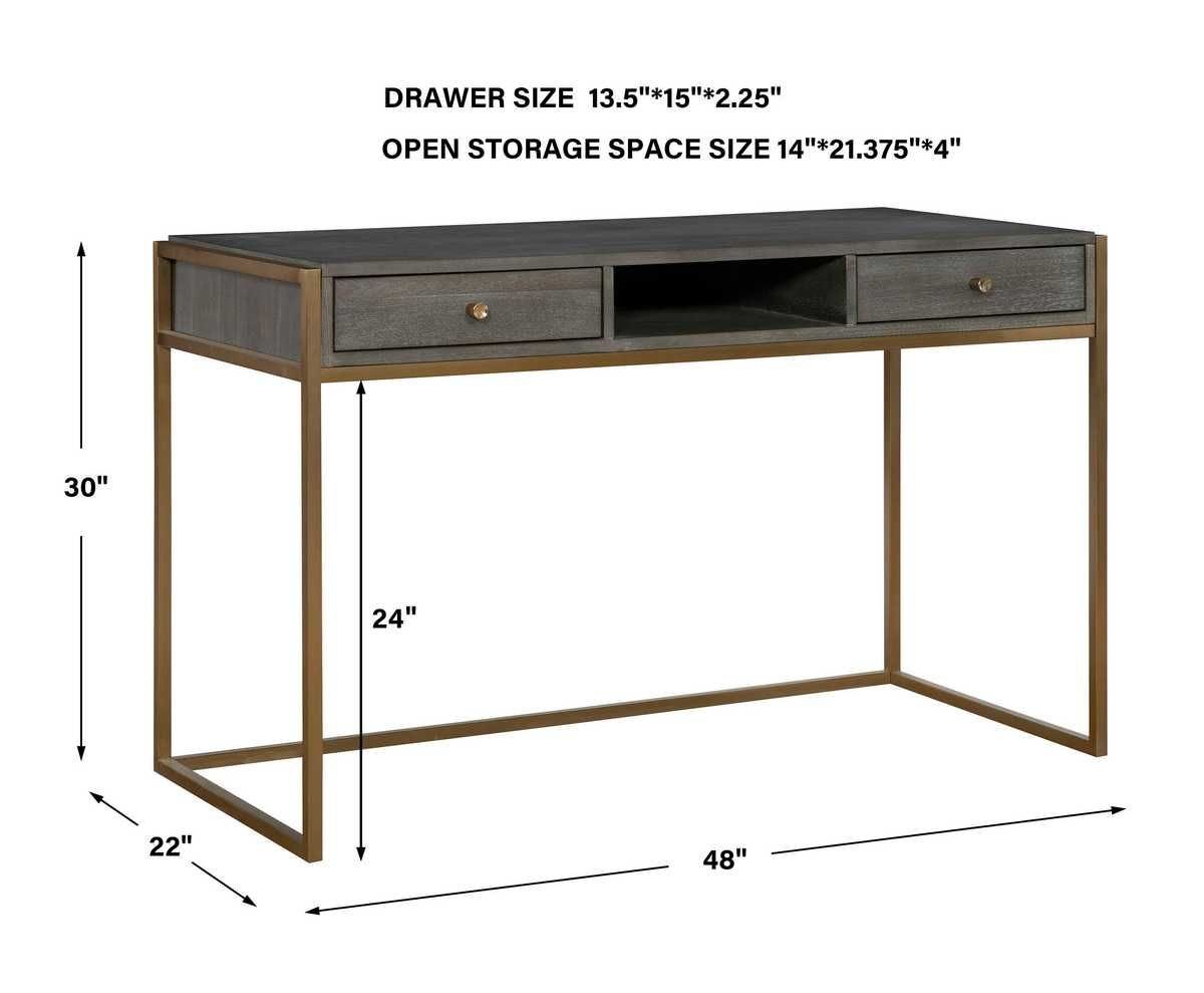 Taja Writing Desk – Furniture by Uttermost | Sutter & Vale