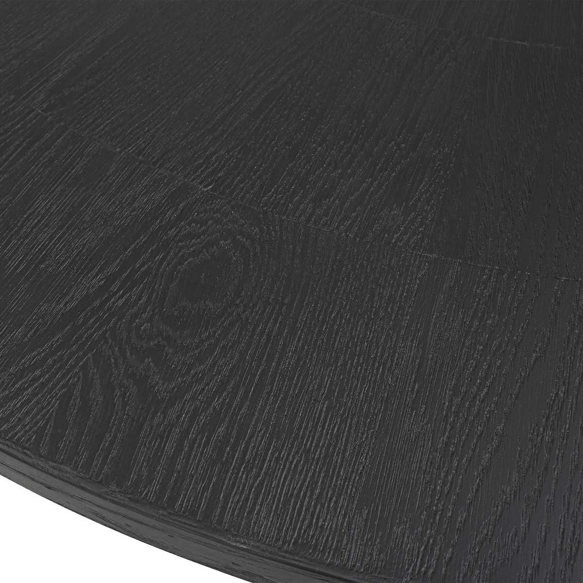 Gidran Dining Table, Black, 2 Cartons – Furniture by Uttermost | Sutter & Vale