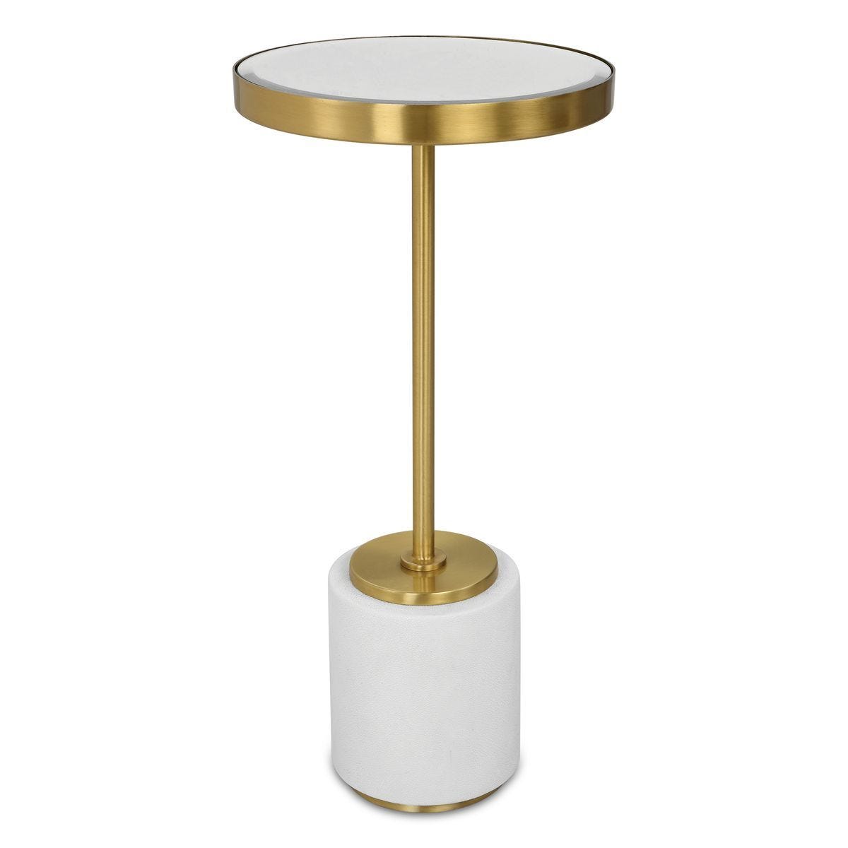 Laurier Drink Table, White – Furniture by Uttermost | Sutter & Vale