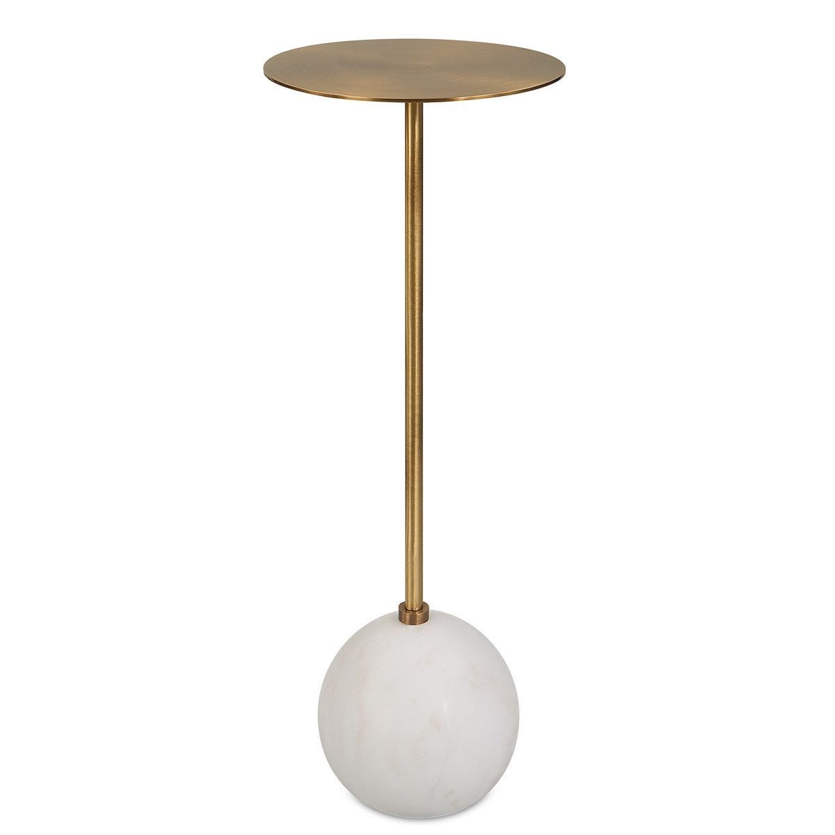 Gimlet Drink Table, White – Furniture by Uttermost | Sutter & Vale