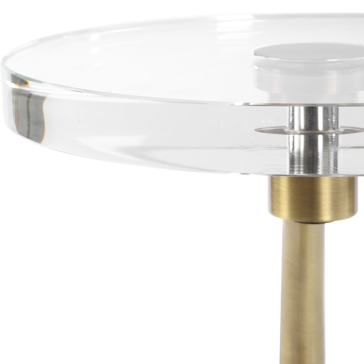 Waveney Drink Table, Brass – Furniture by Uttermost | Sutter & Vale