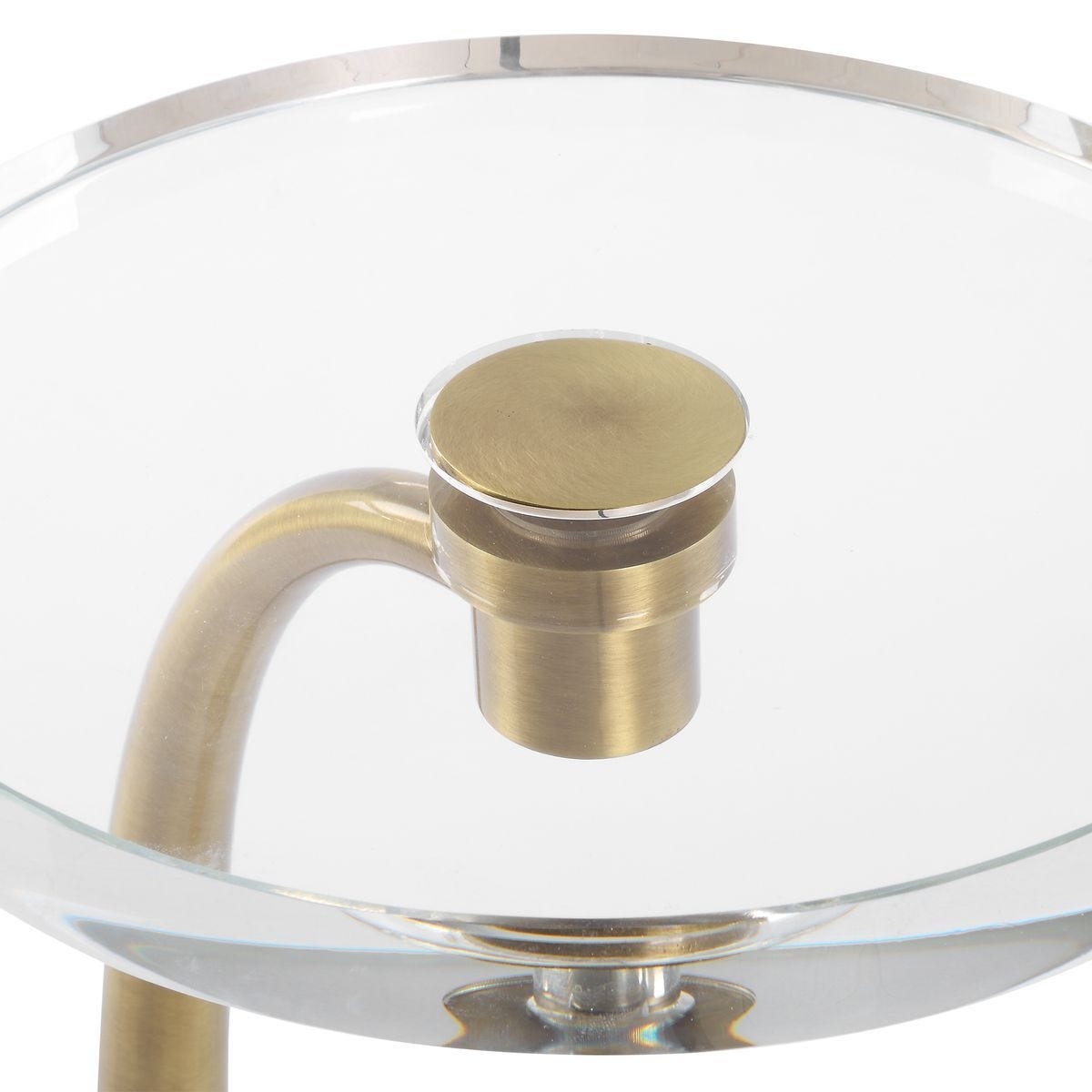 Waveney Drink Table, Brass – Furniture by Uttermost | Sutter & Vale