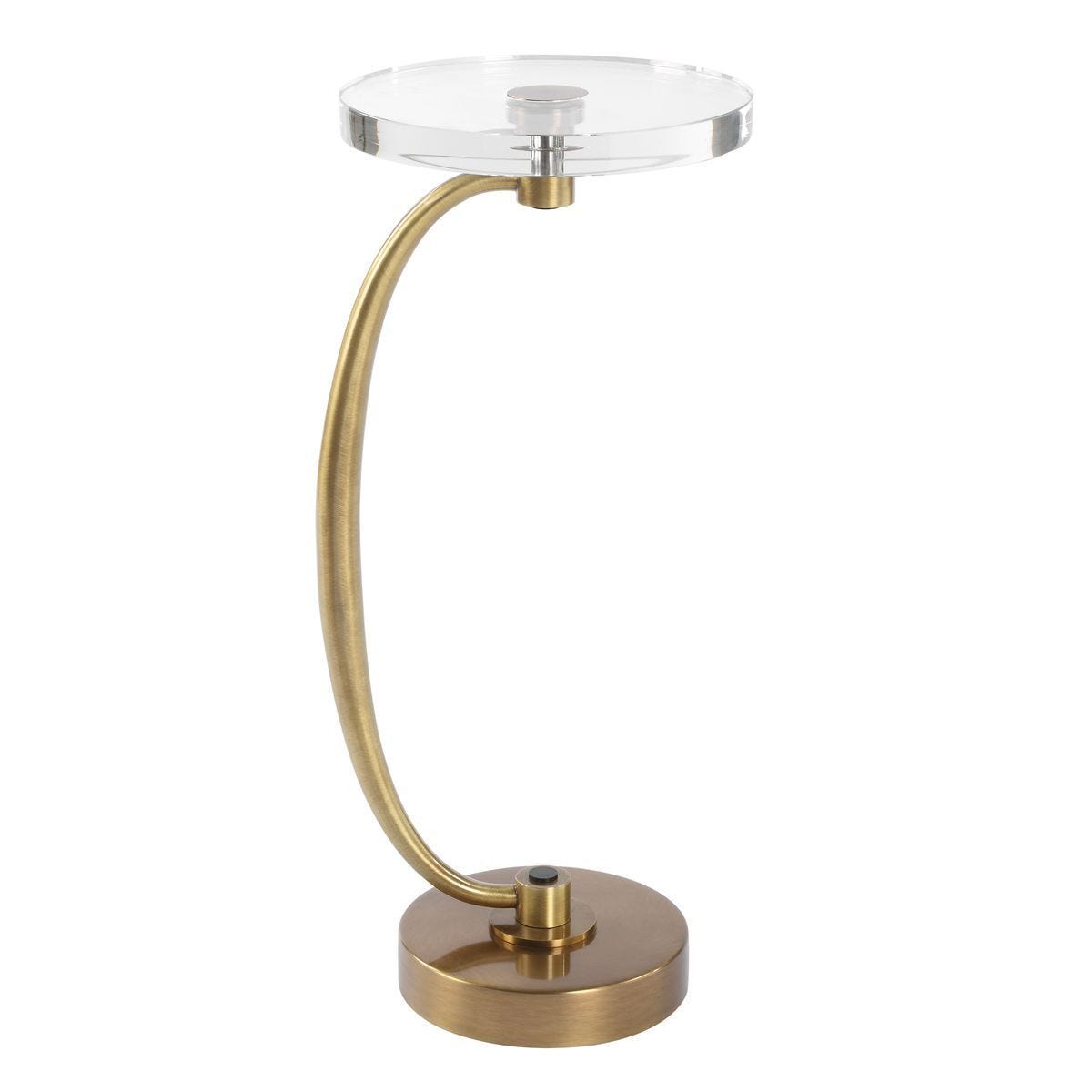 Waveney Drink Table, Brass – Furniture by Uttermost | Sutter & Vale