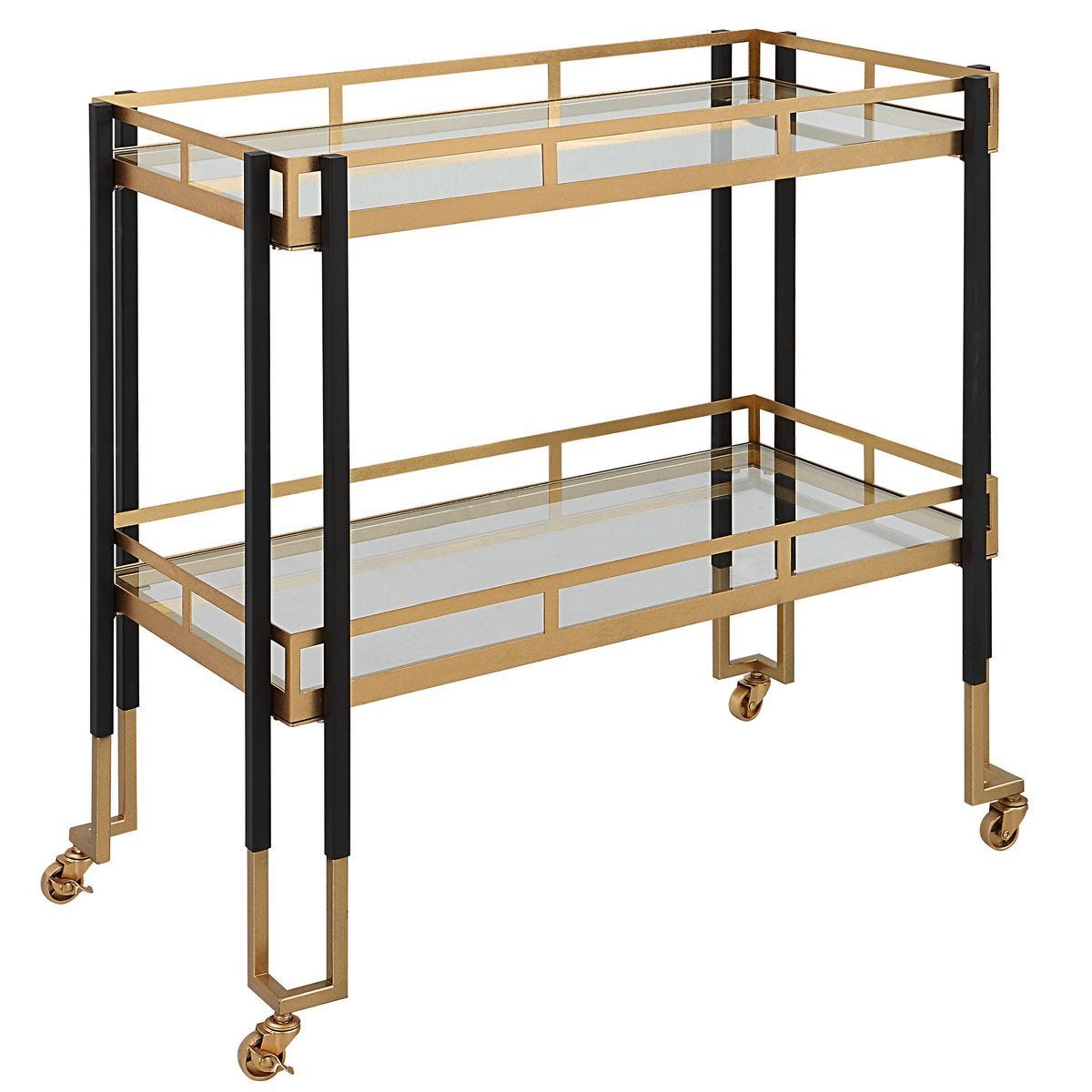 Kentmore Bar Cart – Furniture by Uttermost | Sutter & Vale