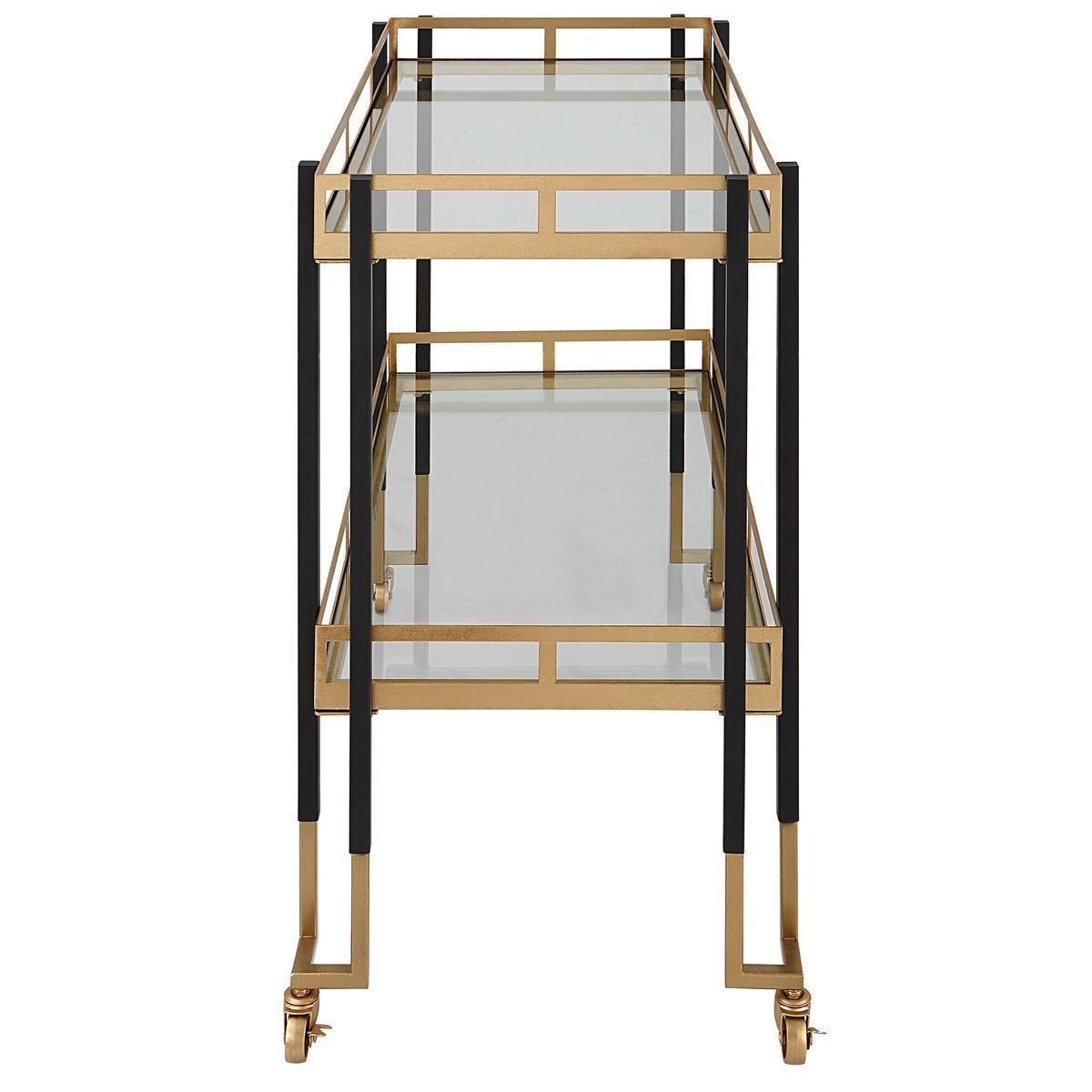 Kentmore Bar Cart – Furniture by Uttermost | Sutter & Vale