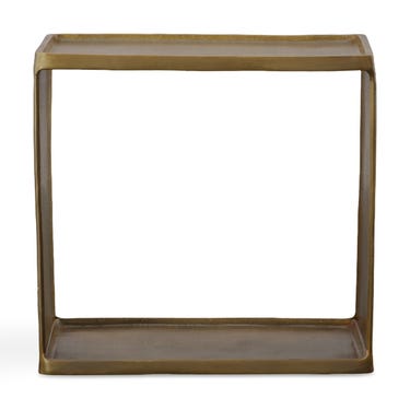 Derwent Side Table, Antique Brass