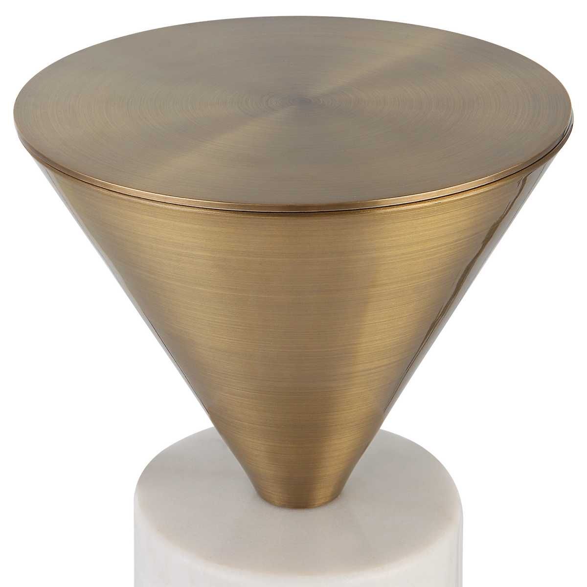 Top Hat Drink Table, Brass – Furniture by Uttermost | Sutter & Vale