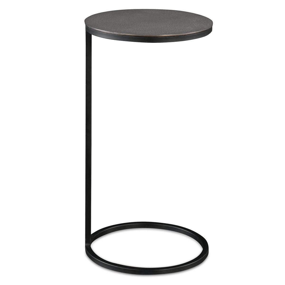 Brunei Accent Table, Nickel – Furniture by Uttermost | Sutter & Vale