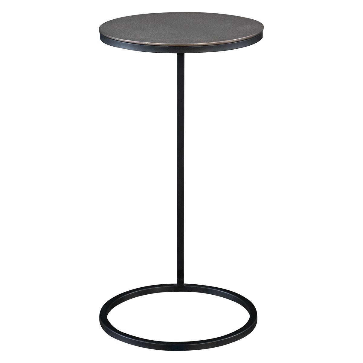 Brunei Accent Table, Nickel – Furniture by Uttermost | Sutter & Vale