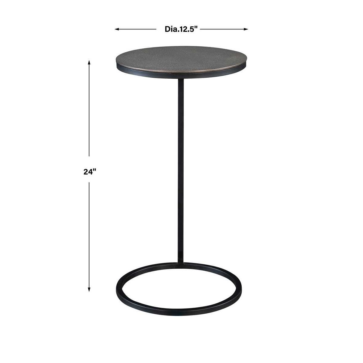 Brunei Accent Table, Nickel