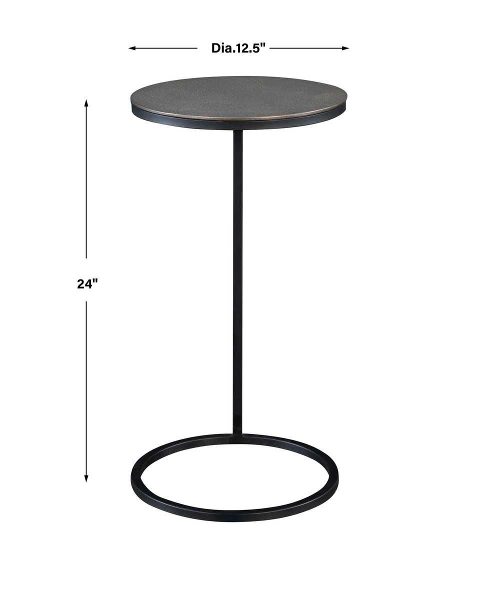 Brunei Accent Table, Nickel – Furniture by Uttermost | Sutter & Vale