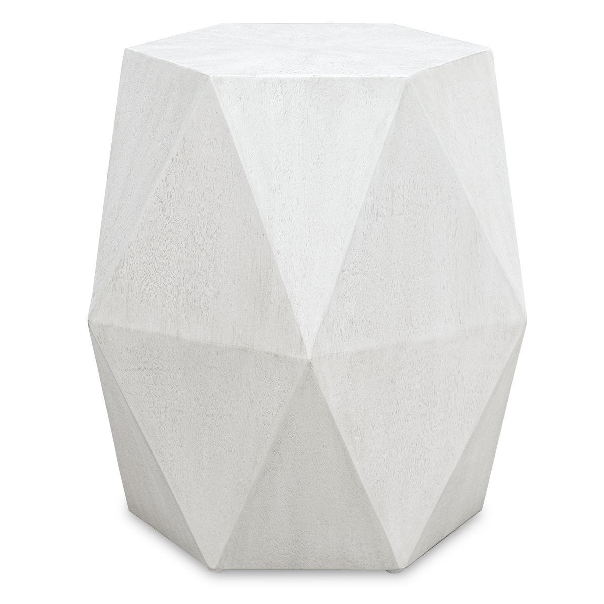 Volker Accent Table, White – Furniture by Uttermost | Sutter & Vale