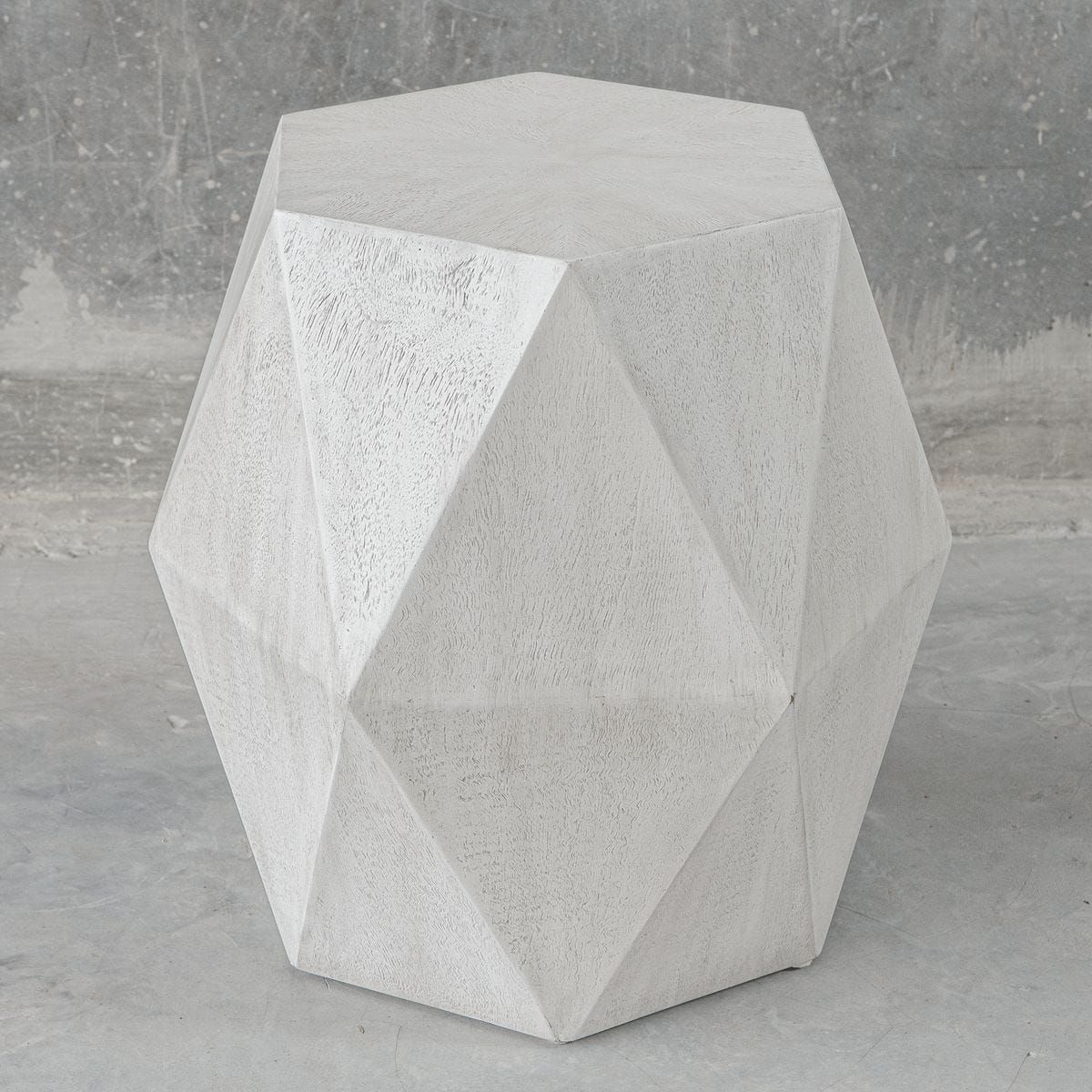 Volker Accent Table, White – Furniture by Uttermost | Sutter & Vale