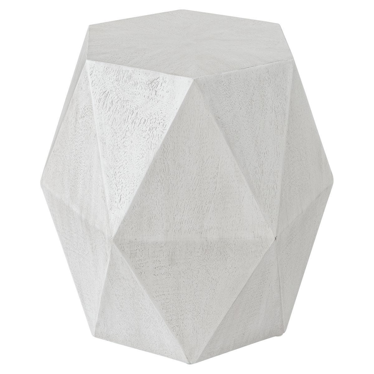 Volker Accent Table, White – Furniture by Uttermost | Sutter & Vale