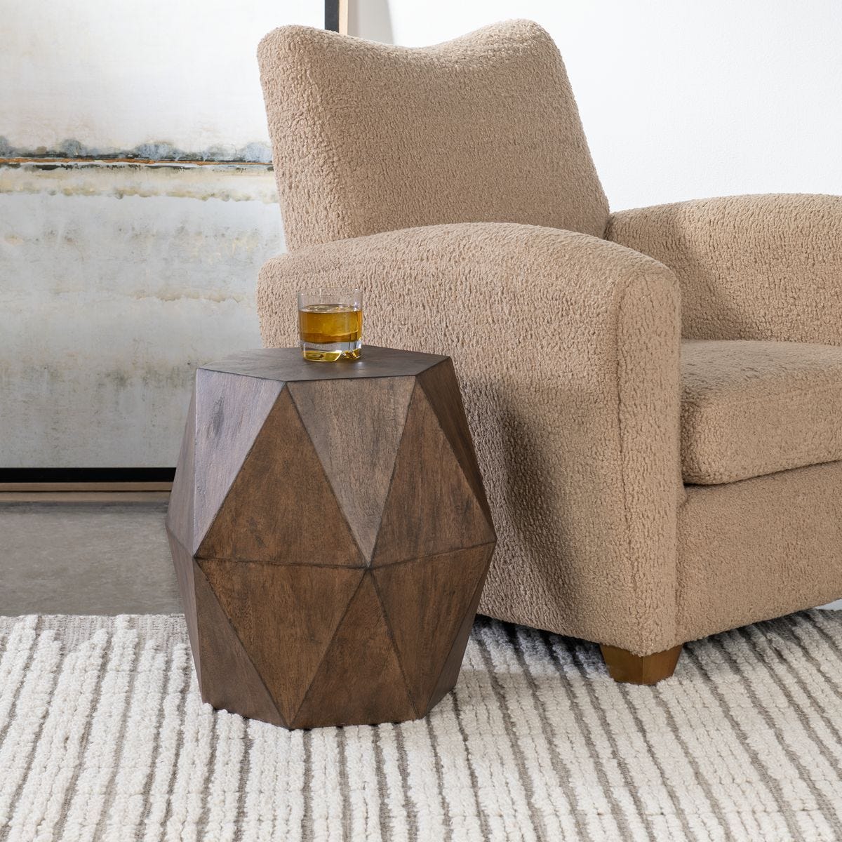 Volker Accent Table, Honey – Furniture by Uttermost | Sutter & Vale