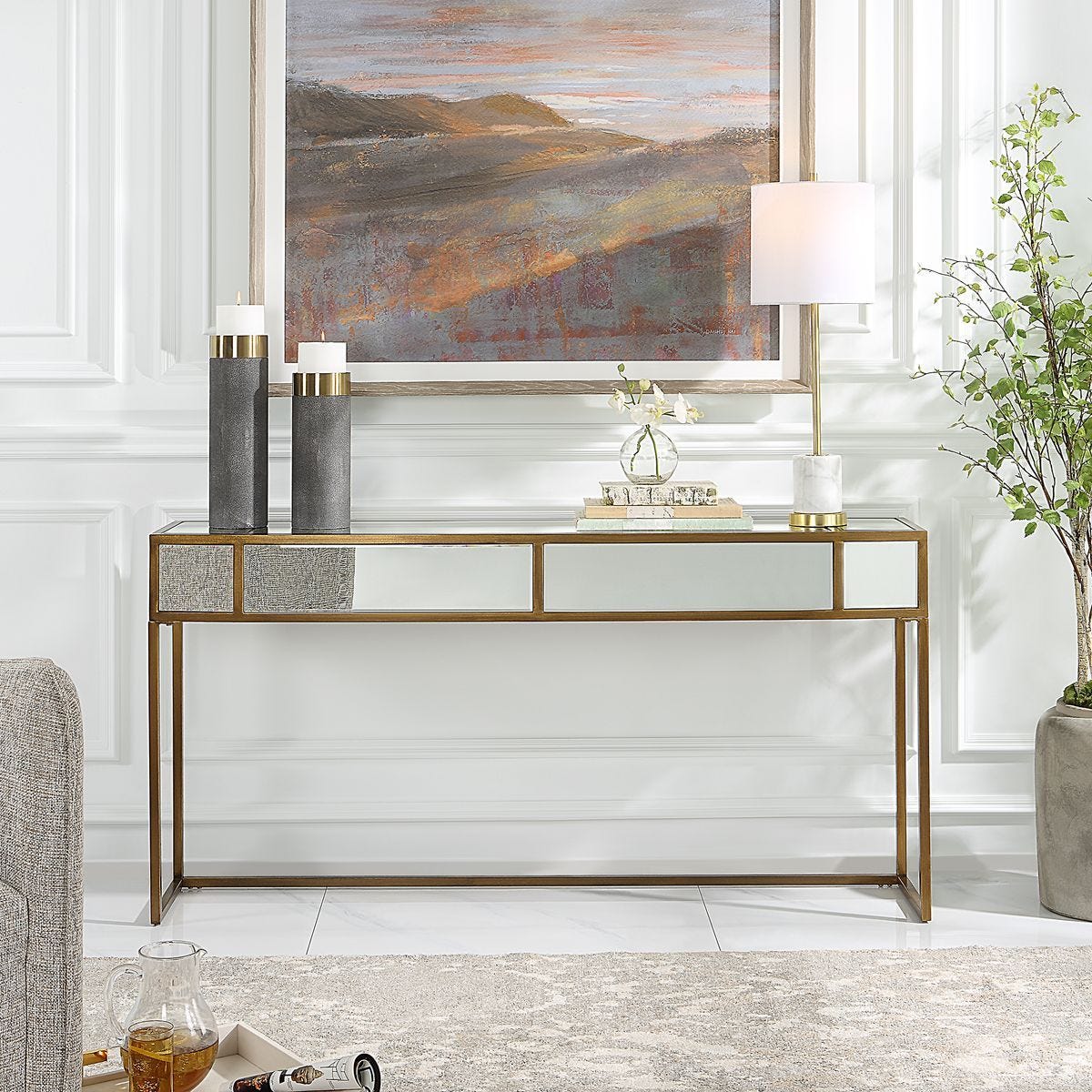 Reflect Console Table – Furniture by Uttermost | Sutter & Vale