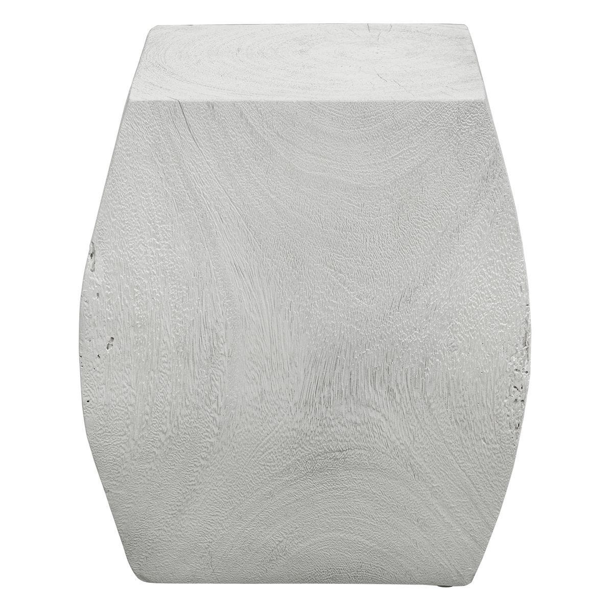 Grove Accent Stool, Ivory – Furniture by Uttermost | Sutter & Vale