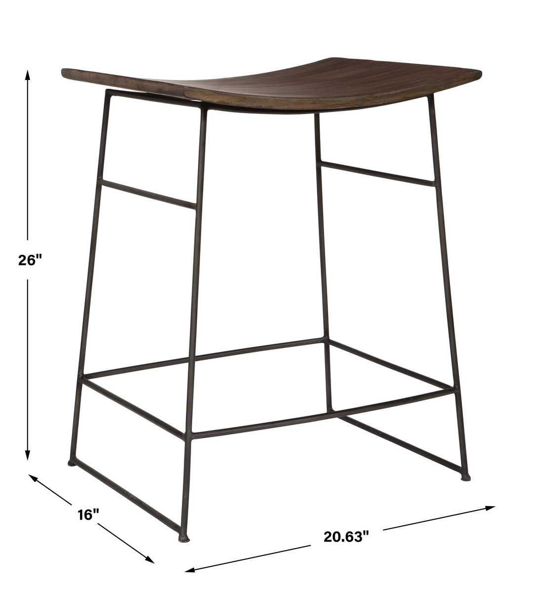 Thura Counter Stool – Furniture by Uttermost | Sutter & Vale