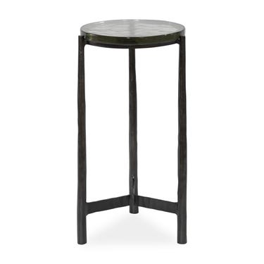 Eternity Indoor-Outdoor Accent Table, Gunmetal
