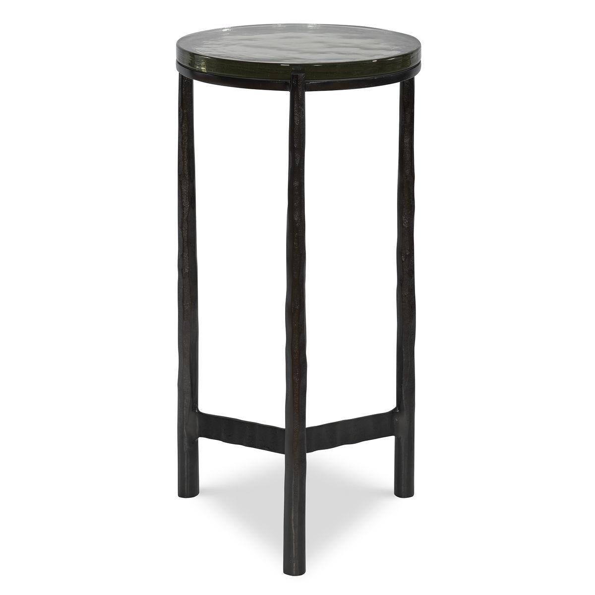 Eternity Indoor-Outdoor Accent Table, Gunmetal – Furniture by Uttermost | Sutter & Vale
