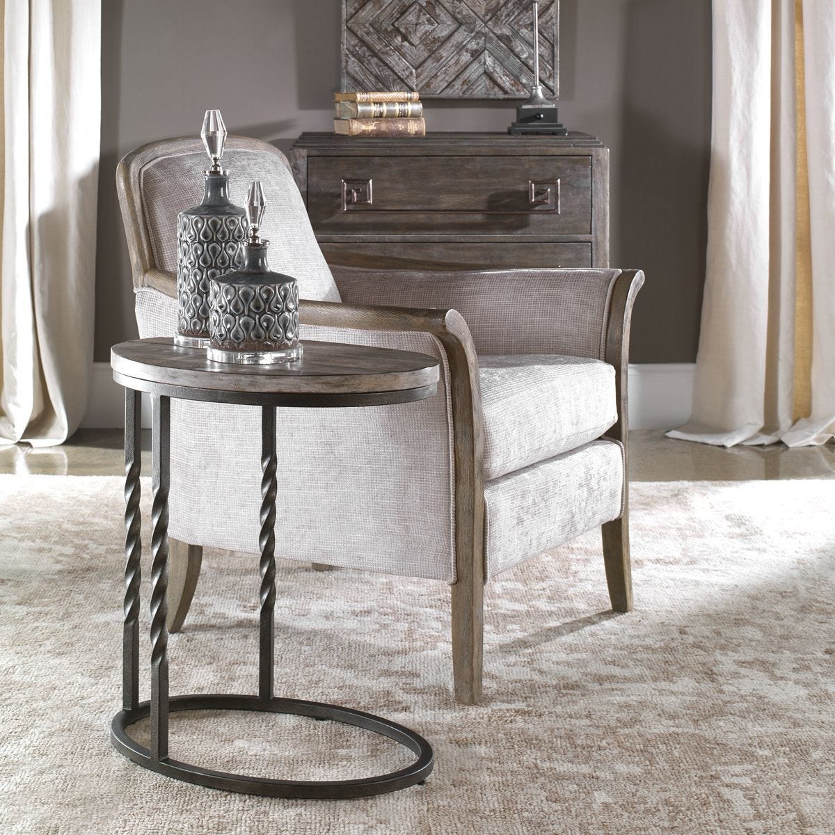 Tauret Accent Table – Furniture by Uttermost | Sutter & Vale