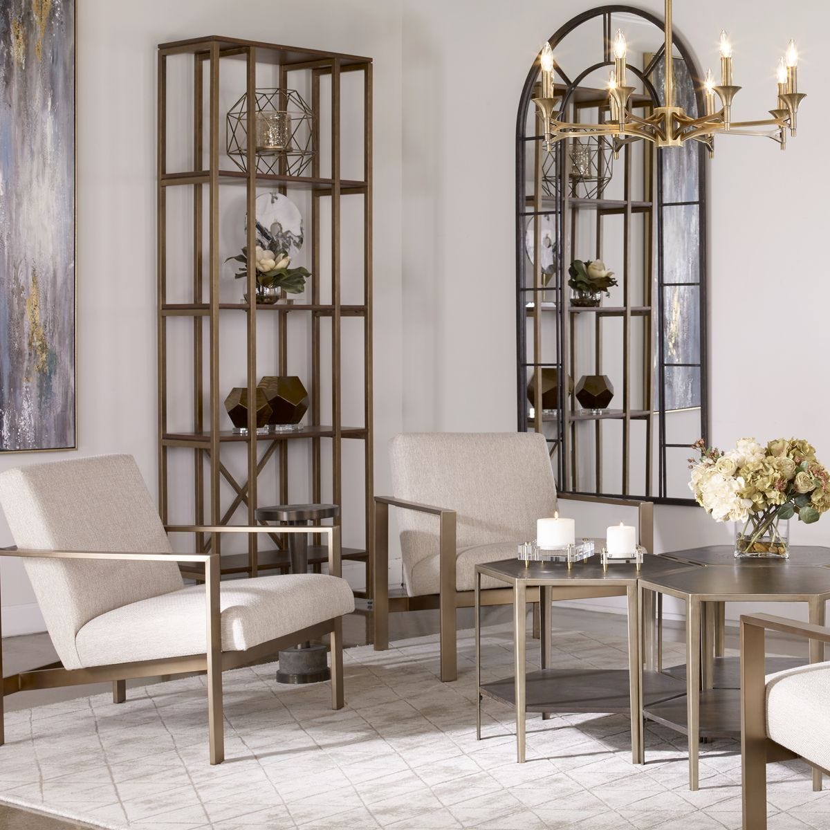 Karishma Etagere – Furniture by Uttermost | Sutter & Vale