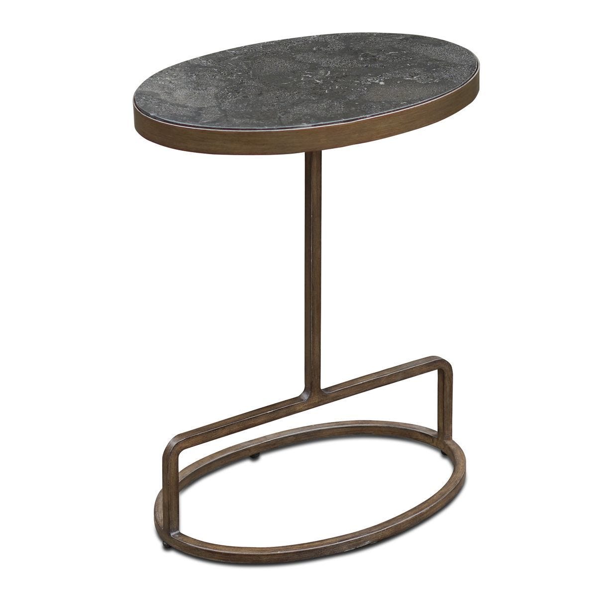 Jessenia Accent Table, Bluestone – Furniture by Uttermost | Sutter & Vale