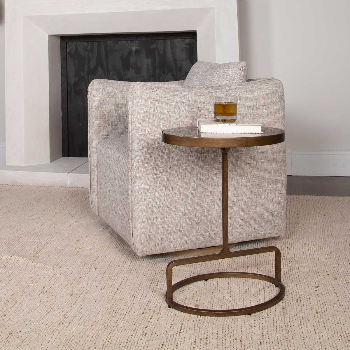 Jessenia Accent Table, Bluestone – Furniture by Uttermost | Sutter & Vale