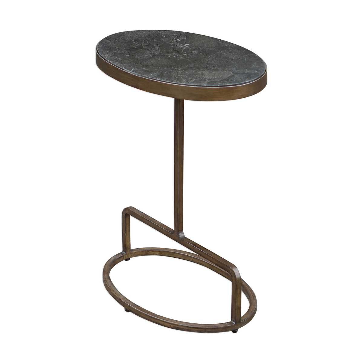 Jessenia Accent Table, Bluestone – Furniture by Uttermost | Sutter & Vale