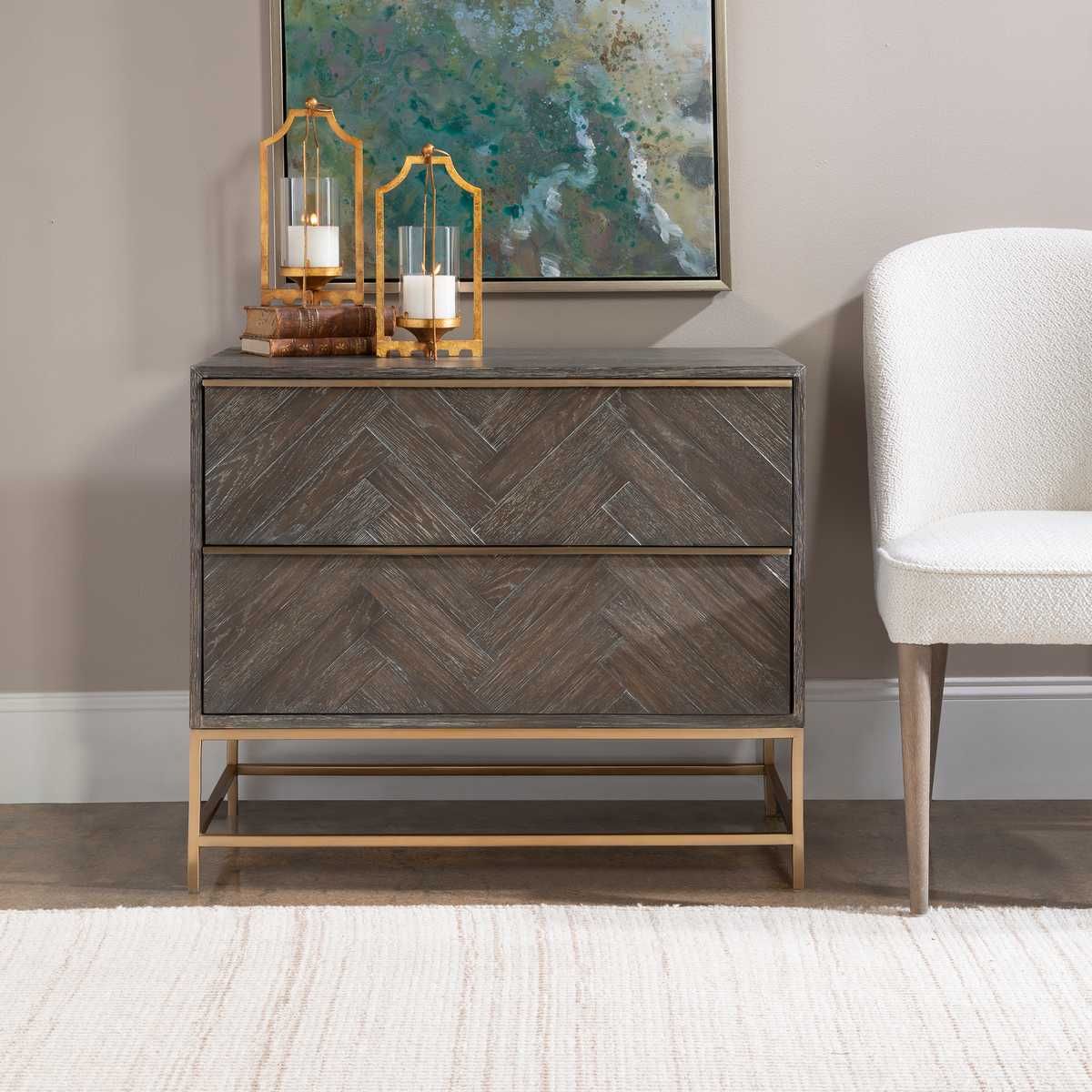 Armistead 2 Drawer Chest – Furniture by Uttermost | Sutter & Vale