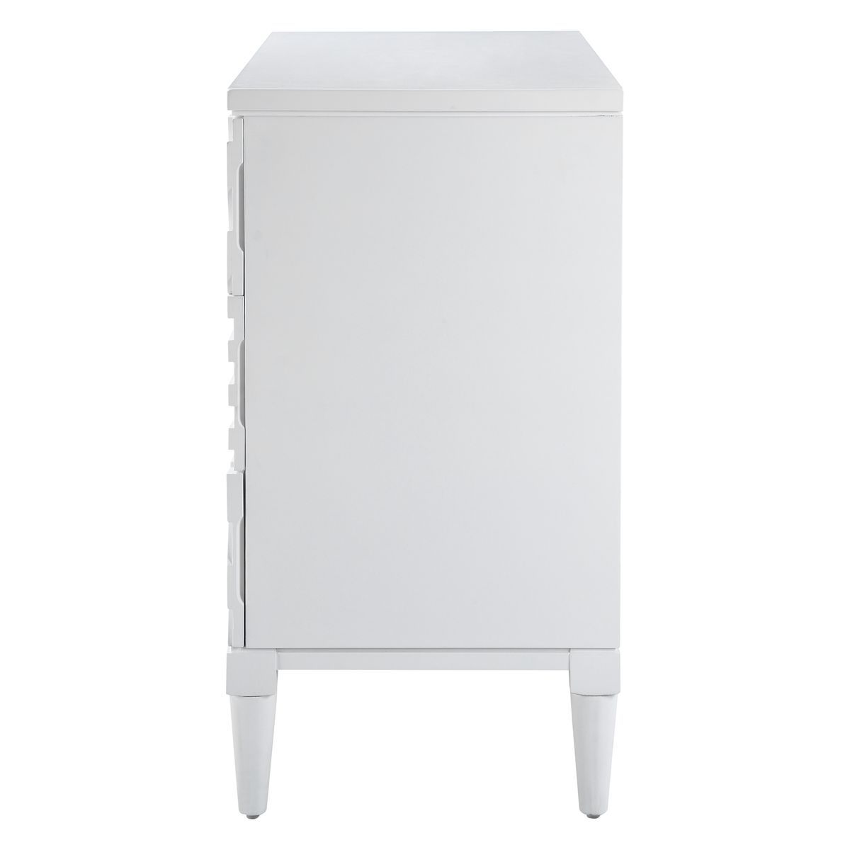Colby 3 Drawer Chest, White – Furniture by Uttermost | Sutter & Vale